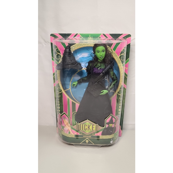 Mattel Universal Pictures Wicked Elphaba Fashion Doll With URL Misprint ERROR - See Description