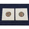 Image 2 : 2 Lincoln Cents w/Toning (Years: 1944D and 2015D)