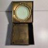 Image 6 : Jadeite Rose Keepsake Box, (2) Federated Merit Metal Lead Weights & Stag Handled Knife Sharpener