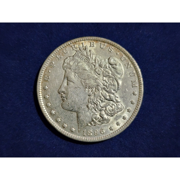 1896 United States Morgan 90% Silver Dollar ~ Philadelphia Mint Morgan Dollar!