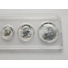 Image 2 : 1964 United States 5-Coin Set Including Silver Half Dollar, Quarter, & Dime