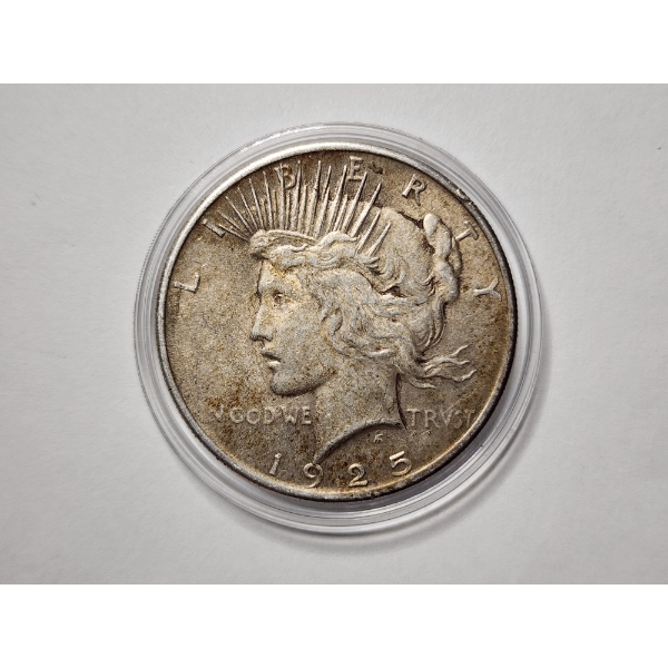 UNITED STATES 1925 SILVER PEACE DOLLAR! Minted at the Philadelphia Mint with 90% Silver
