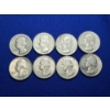Image 1 : Assorted Years 90% U.S. Silver Quarters - Face Value $2.00