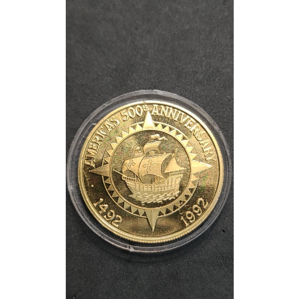 1492-1992 America's 500th Anniversary Quin Centenary Medal 