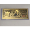 Image 1 : U.S. $2 Silver Dollars Gold Foil .99999999 - 24K Note In Protective Holder - Mint Condition