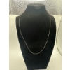Image 1 : 14k White Gold Necklace 0.6g