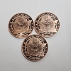 Image 2 : Three Mercury Head Design 1 AVDP Ounce .999 Fine Copper Rounds - 3 oz Copper Total!