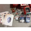 Image 10 : *Pick Up At Mantua Home-No Shipping Available*  Tons of Christmas Decor in Red Storage Bin