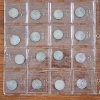 Image 4 : $4.00 Face Value in Assorted 90% Silver United States Washington Head Quarters in Binder Page