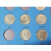 Image 8 : Kennedy Half Dollar Collection Book Including Years 1971-1980 FV: $6.00