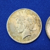 Image 2 : Two United States Silver Peace Dollars: 1922 & 1923 - 90% Silver 