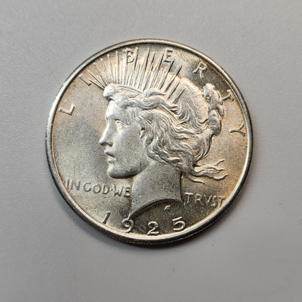 United States 1925 90% Silver Peace Dollar 