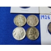Image 7 : x9 Assorted U.S. Nickels Including Assorted Year Jefferson and Buffalo