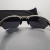 Image 5 : Vintage Oakley X Metal Polarized Sunglasses Silver Half-Rim 57-18 w/ Oakley Microfiber Bag