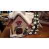 Image 4 : PICKUP IN CANTON -  GROUP OF 5 PORCELAIN CHRISTMAS COTTAGES & DECOR AS SHOWN