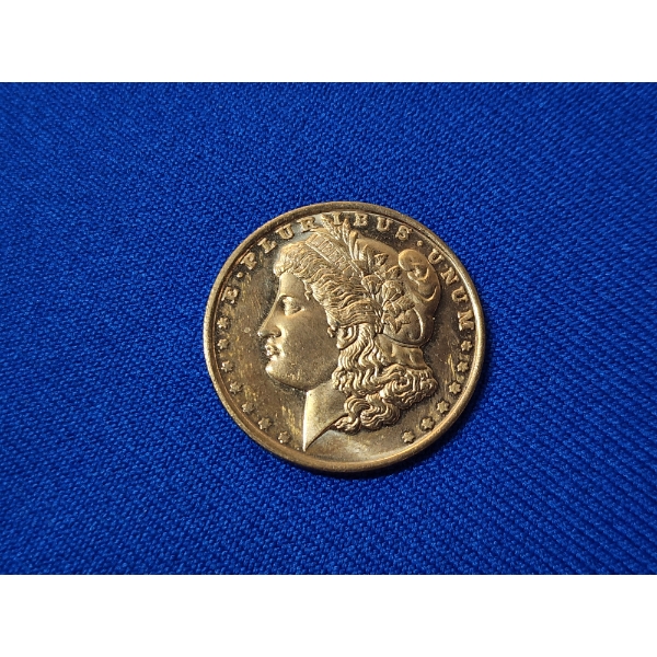 1/4th AVDP Ounce .999 Fine Copper Round 2011 - Morgan Dollar Design
