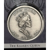 Image 4 : 2016 Antique Edition "The Kraken Queen" 1 Troy Oz .999 Fine Silver Coin - Mintage 273/500