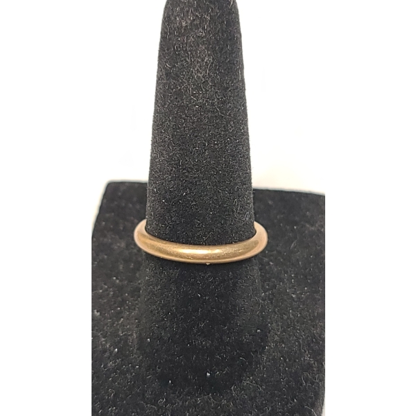 10K Yellow Gold Simple Wedding Band - Size 6.5 - Weight: 2.9g