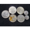 Image 4 : $2.70 Face Value in Assorted 90% Silver US Coins Ft. Franklin & Kennedy Half Dollars & Mercury Dimes