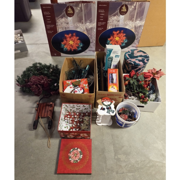 *Pick Up At Mantua Home-No Shipping Available* Excellent Condition Collection Of Christmas Decor Inc