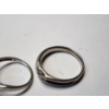 Image 6 : Two 10K White Gold Rings ft. Diamonds and Pink Heart Gemstone Sizes 7.5 & 10.5 - TW: 7.5g