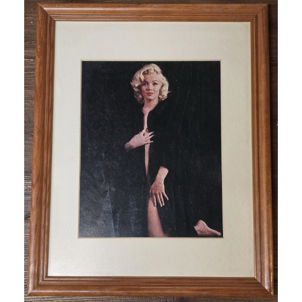 Framed Marilyn Monroe Photo - 7 1/2 x 9 3/8
