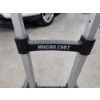 Image 2 : Like New! Heavy Duty Magna Folding Aluminum Hand Truck 150lbs Capacity Telescopic Handle, Folds Up