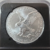 Image 4 : NGC MS70 2021-S American Silver Eagle - Eagle Landing T-2- FDR Signed by Edmund C. Moy 