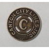 Image 1 : Vintage Canton, OH City Lines Inc Transit Token 