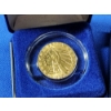 Image 2 : Colorized 2002 American Eagle 1 oz Silver Eagle, & 2 Gold-Plated Copy Coins