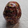 Image 4 : "Dante's Inferno Burning Hell Fire" Skull Figurine (4.5 Inches Tall)