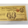 Image 3 : 24K Gold Plated 1872 National Currency $1 U.S. First National Bank Lebanon Banknote 