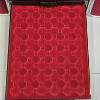 Image 9 : Partially Filled Leuchtturm (Lighthouse) CARGO MB10 Aluminum Coin Case (FV 12.50 US + Foreign)