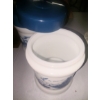 Image 2 : 2pc Delft Themed Milk Glass Cannisters - See pics