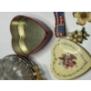 Image 5 : 2 Jewelry Boxes - One Heart Shaped - One with a Bow - Gorgeous Jewelry Pieces - Some Tangled Necklac