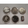 Image 1 : 6 - Silver Ounce Coins - .999 Fine Silver - Guaranteed Authentic - Incredible Coins - See 1996 Eagle