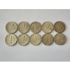 Image 4 : x10 Assorted Years & Mint Marks U.S. 90% Silver Roosevelt Dimes FV: $1.00