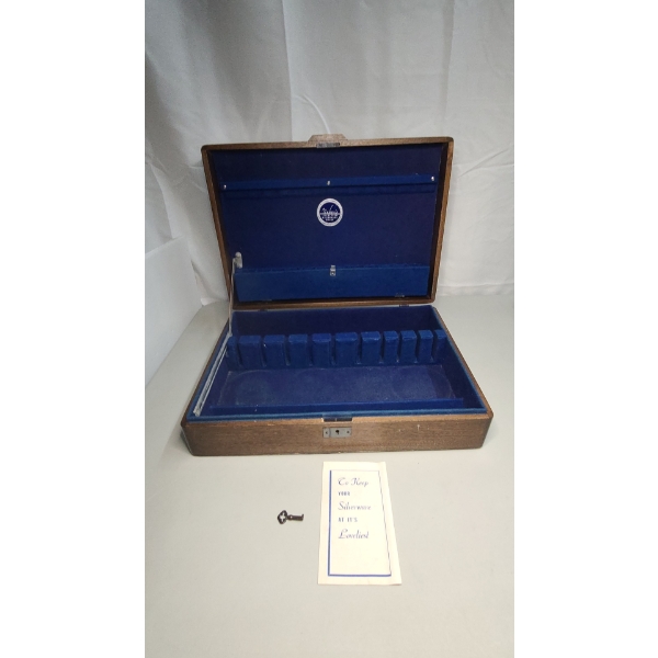 Vintage Naken's Silverware Storage Chest -Silverware Not Inlcluded