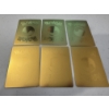 Image 2 : 6 - Pokemon Limited Edition Gold Plated Trading Cards - 2024 Gold Cards