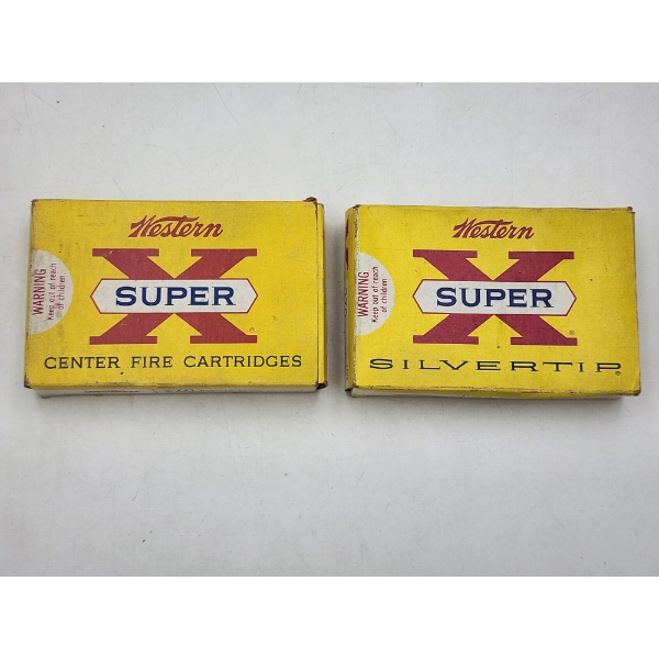 2 Boxes of Vintage Winchester Super-X .270 Winchester Ammo – SilverTip & Soft Point