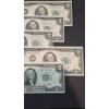 Image 2 : U.S. RARE CURRENCY - 5 PCS - SEQUENTIAL NUMBERS 1976 UNCIRCULATED $2.00 FEDERAL RESERVE NOTES - GEMS