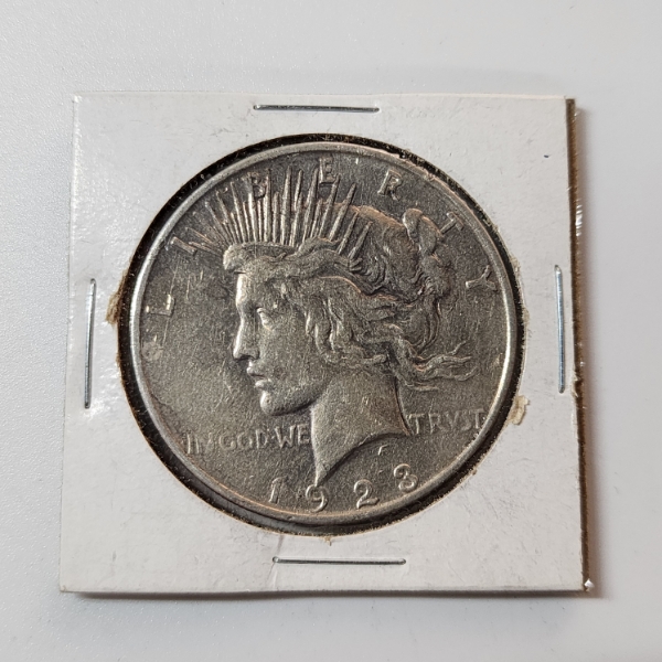 1923-D Silver Peace Dollar - 90% Silver United States Coin