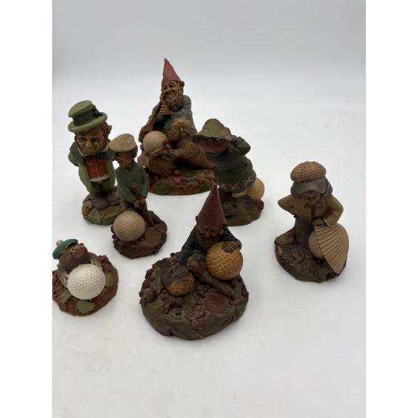 Golf Figurines - 7 Total - Birdie - Dormie - Andrew - Etc. 