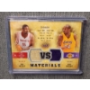 Image 2 : 2009-10 Upper Deck Basketball Trading Card VS-BA - Ron Artest & Kobe Bryant Dual Patch Trading Card 