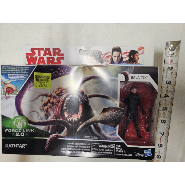 Star Wars - Rathtar Figure with Bala-tik Figure