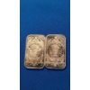 Image 2 : (2) 1 ADVP  oz .999 Fine Copper Bars With Buffalo Motif
