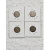 Image 2 : Lot of (4) Indian Head Cent Coins - 1859, 1860, 1861, and 1863