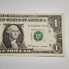 Image 2 : Nice Repeating Serial Number Almost Uncirculated 1999 United States $1 Note
