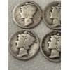 Image 2 : 7 - Hard to Find U.S. Mercury Dimes Including 2 - 1917-S & 1920-D 