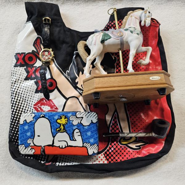 Collection of Retro Pop-Culture Character Goods, Collectibles, and Vintage Accessories